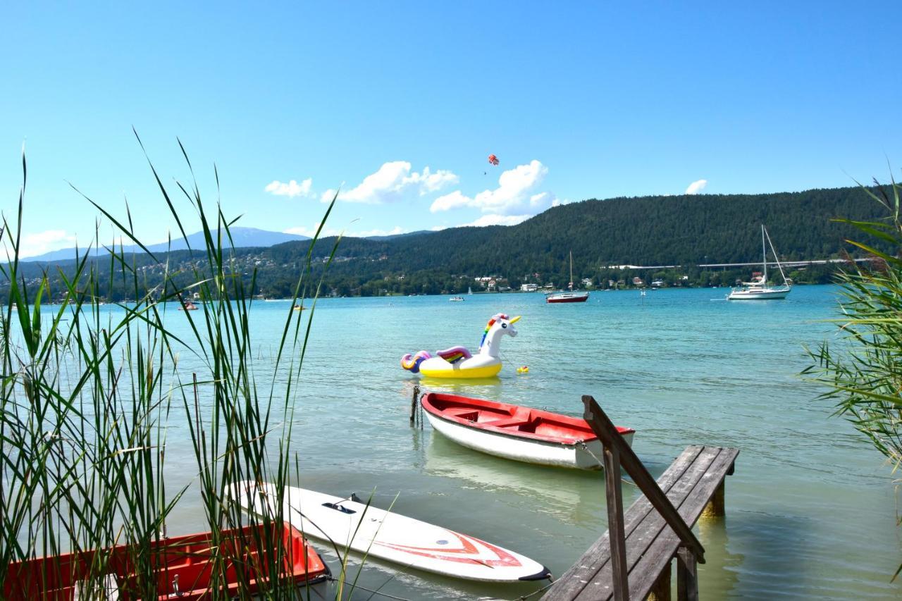 Ferienwohnung Schellander Privatstrand Velden am Woerthersee Exterior photo